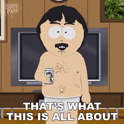 Randy Marsh Holding Beer