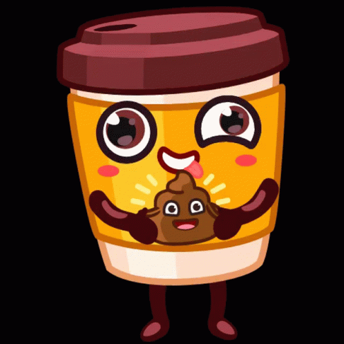 Randy Marsh Poop Coffee Cup GIF