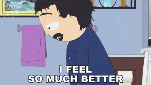 Randy Marsh Poop Feels Better GIF