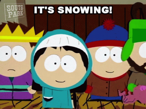 Randy Marsh Poop It's Snowing GIF