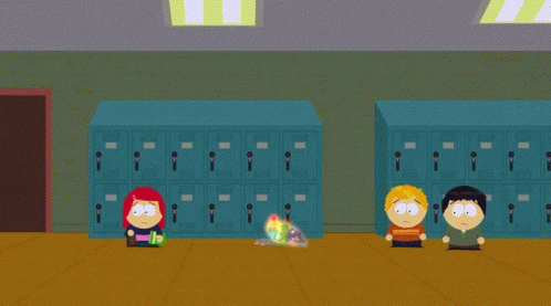 Randy Marsh Poop On Locker Room GIF