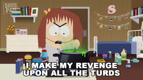 Randy Marsh Poop Revenge On Turds GIF