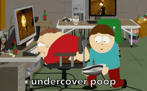 Randy Marsh Poop Undercover GIF