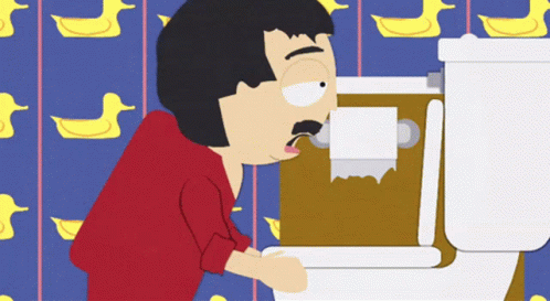 Randy Marsh Poop Vomit GIF