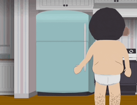 Randy Marsh Walking To Fridge GIF