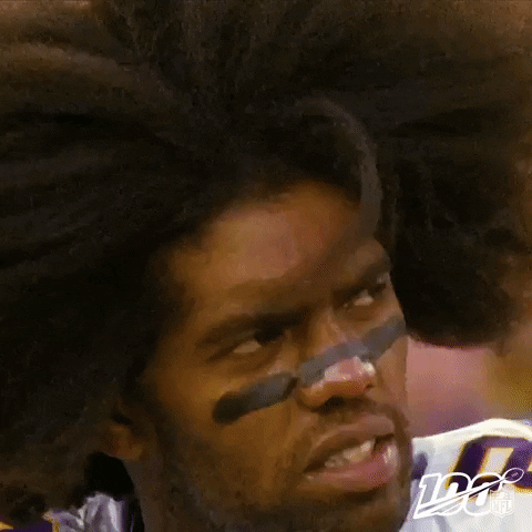 Randy Moss Big Afro Hair GIF