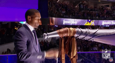 Randy Moss Historic Blowing Of Gjallarhorn GIF