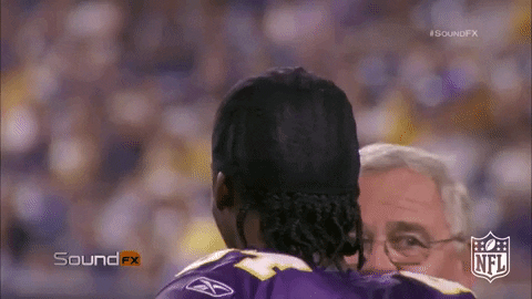 Randy Moss Laughing Looking Back GIF