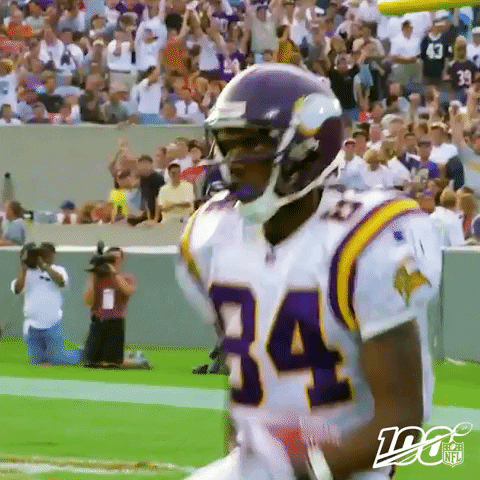 Randy Moss Spinning Happy Dance GIF