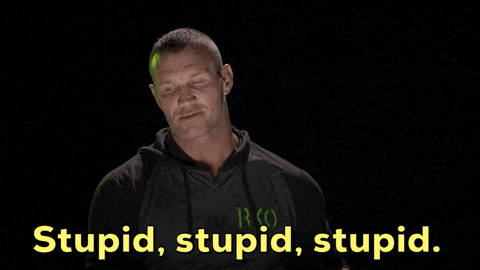 Randy Orton Disappointed Shaking Head Stupid GIF