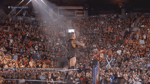 Randy Orton Rallying The Crowd GIF