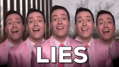 Randy Rainbow Lies GIF