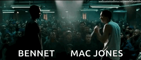 Rap Battle Bennett Versus Mac Jones GIF