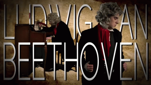 Rap Battle Ludwig Van Beethoven Parody GIF