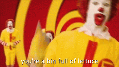 Rap Battle Ronald Mcdonald GIF