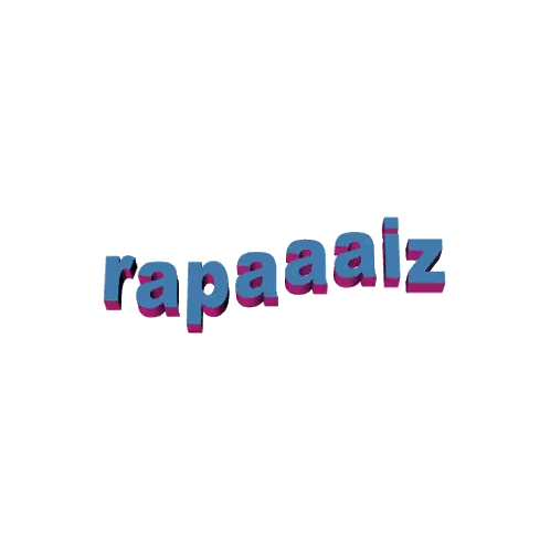 Rapaaiz Purple Pink Text