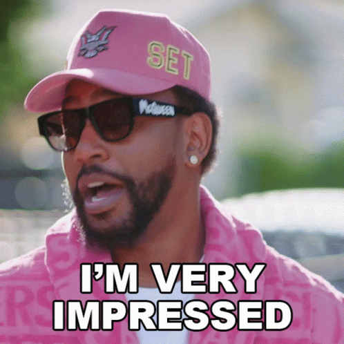 Rapper Cam'ron I'm Very Impressed GIF