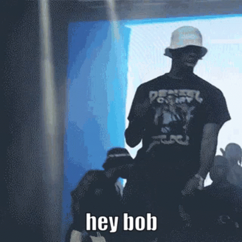 Rapper Denzel Curry Hey Bob GIF