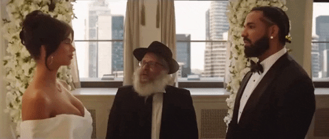 Rapper Drake Marriage Music Video GIF