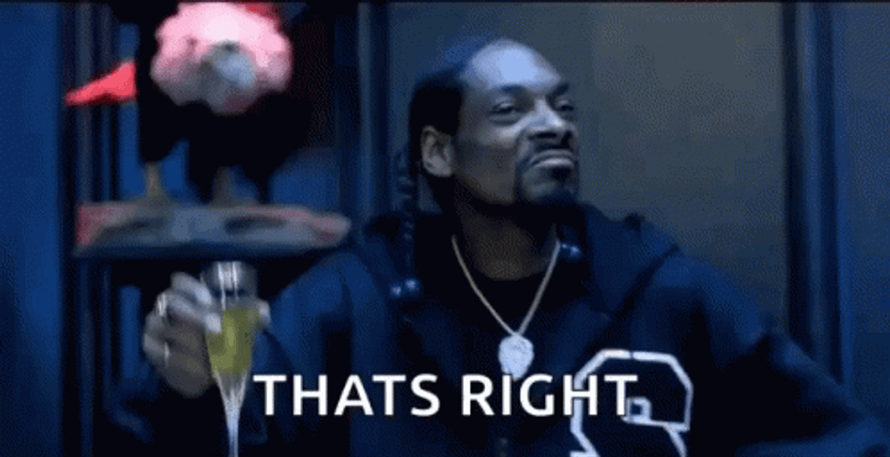 Rapper Snoop Dogg Thats Right GIF