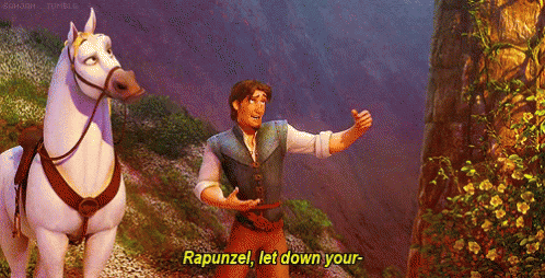 Rapunzel Flynn Let Down Your Hair GIF