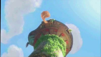 Rapunzel Sliding Down From Her Tower GIF