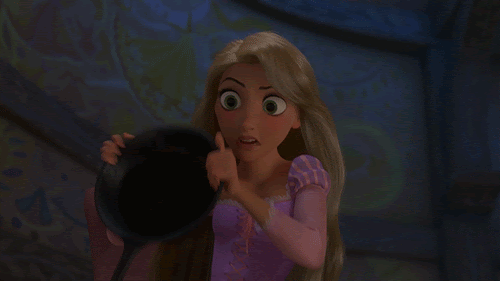 Rapunzel Smack Smacking With Pan Oops GIF