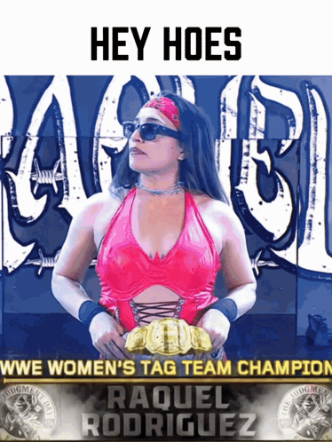 Raquel Rodriguez Is The Women 'S Tag Team Champion For Wwe GIF