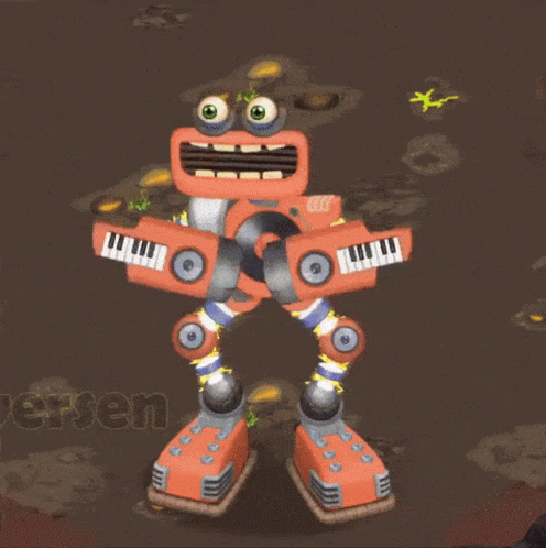 Rare Epic Wubbox Shaking Its Body Crazily GIF