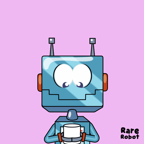 Rare Robot Cartoon Drawing