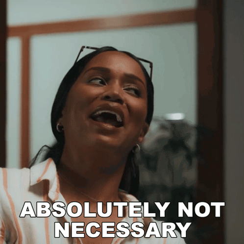 Rashida Hudson Firm Absolutely Not Necessary GIF