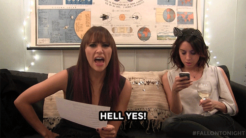 Rashida Jones Excited Yes GIF