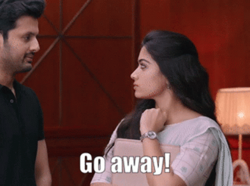 Rashmika Mandanna Go Away GIF