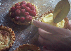 Perfect Raspberry Tart GIF