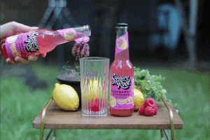 Raspberry Pink Pouring GIF
