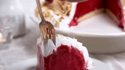 Raspberry Delicious Dessert GIF
