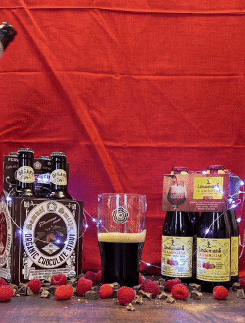 Raspberry Beer Cheers GIF
