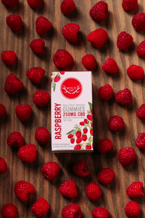Raspberry Real Fruit Gummies GIF