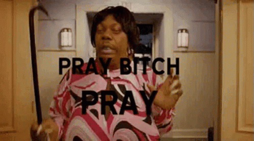 Rasputia Says Pray GIF