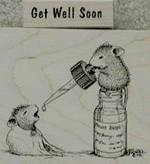 Rat Taking Medicine Is Feeling Better GIF