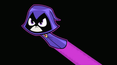 Raven And Starfire Flying From Teen Titans Go GIF