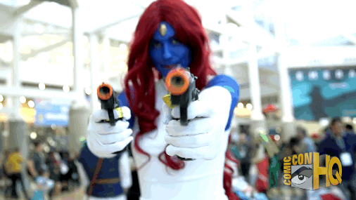 Raven X-men Cosplay GIF
