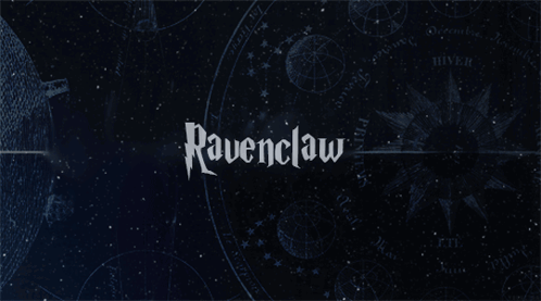 Ravenclaw Logo on Dark Background With Stars