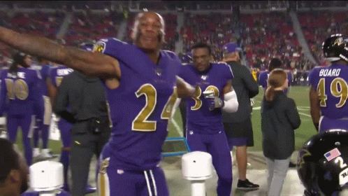 Ravens Peters Turning Around GIF