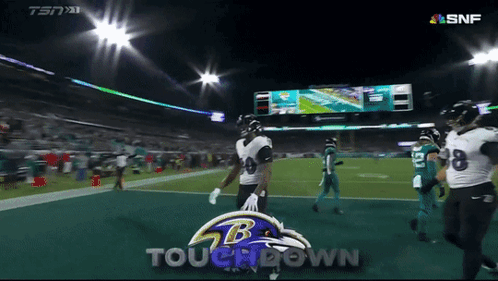 Ravens Football Game On TSNF GIF