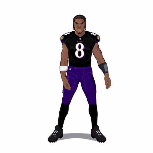 Ravens Football Player Number 3 GIF