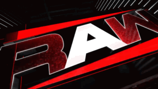 Raw On Red Background With Light GIF