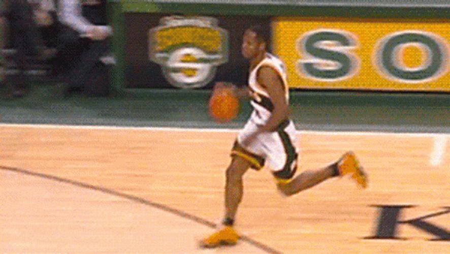Ray Allen Supersonic Poster Dunk GIF