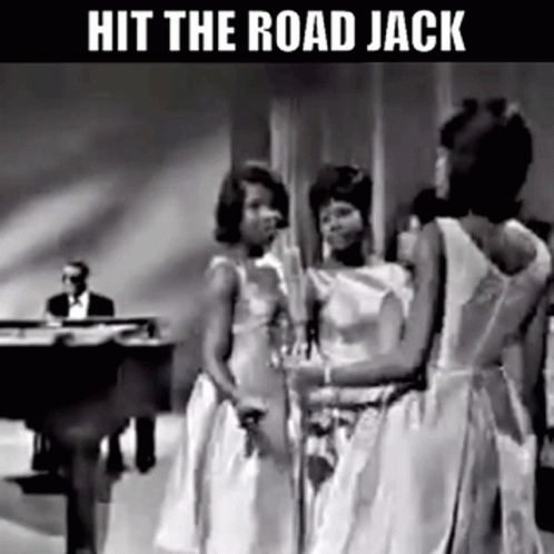 Ray Charles Hit The Road Jack GIF
