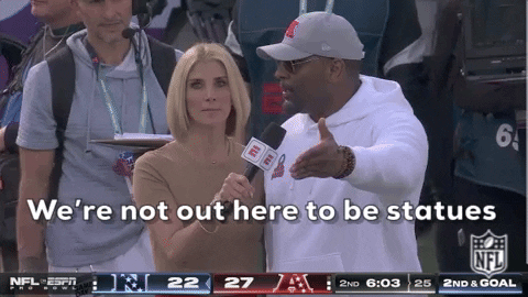 Ray Lewis Being Interviewed GIF